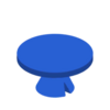Ordinary table (Blue)