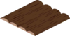 Log flooring