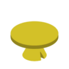 Ordinary table (Yellow)