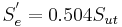 S_e^'=0.504S_{ut}
