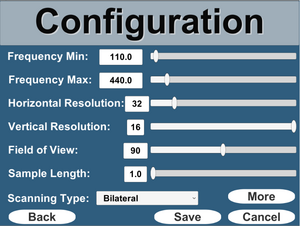 Configuration Menu