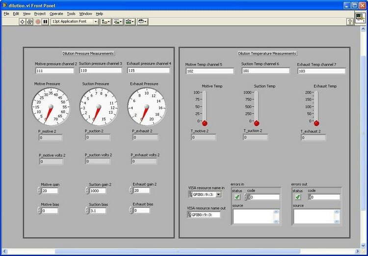 Labview (for data acquisition) Mindworks