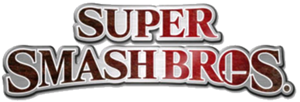 The Super Smash Bros. series logo.