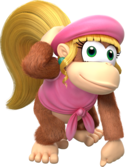 Dixie Kong - Donkey Kong Country Tropical Freeze.png