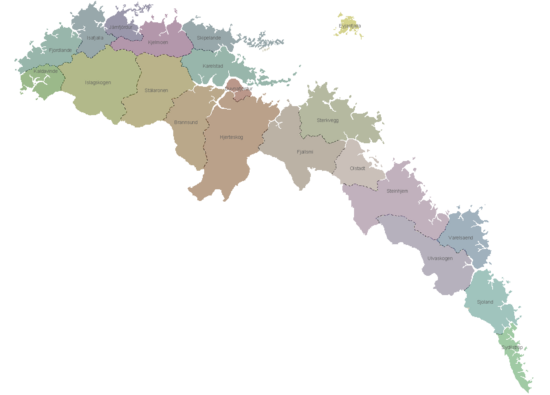 Physical map of Meriad.