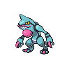 Toxicroakfemale shiny front battle sprite