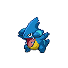 Giblemale shiny front battle sprite