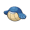 round whale with a large grin