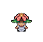 Vanity Poisonous Flower Hat Green Front.png