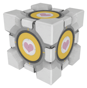 Portal 2 Weighted Companion Cube Activated.png