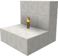 A floor torch