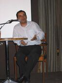 Sheo S. Rai delivering his talk on same-sex love in classical India literature