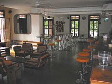 Interior of MOX Bar & Cafe.