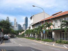 Row of shophouses along Neil Road in which Taboo is located.