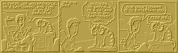 Garfield Number 1 Gold Foil Embossed Collector's Edition.png