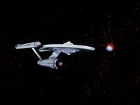 The Enterprise and Balok's cube