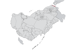Location of Taza in Andalus
