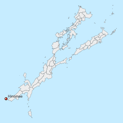Location of Hinomae in Okaiken