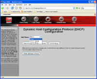 DHCP Screenshot
