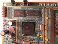 Texas Instruments AR7Wi board top FLA RAM CPU.JPG