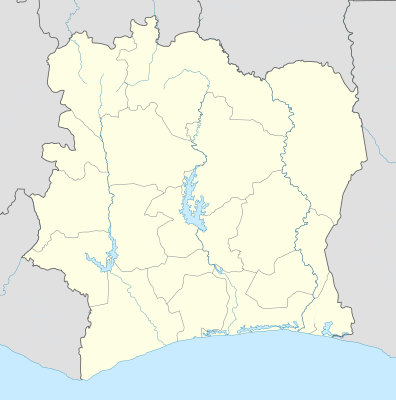Location map Côte d'Ivoire