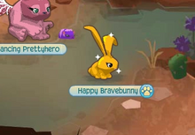 The golden bunny in coral canyons.png
