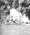 Burning ships at Pearl Harbor.jpg