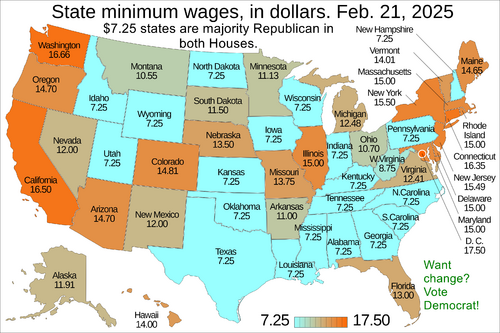 Map of US minimum wage by state.png