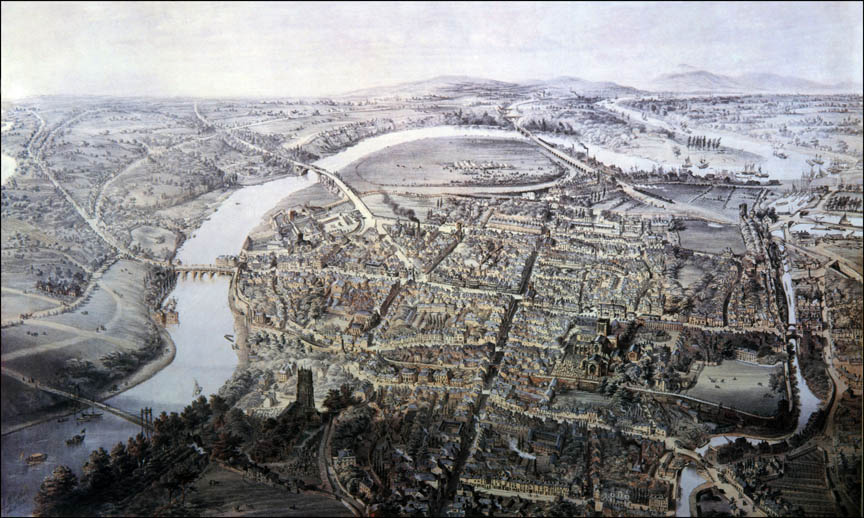 View of Chester from a Balloon
