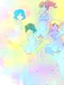 Usagi Tsukino, Ami Mizuno, Makoto Kino & Hotaru Tomoe Movie 2 Part 2 Heaven 1.png