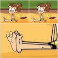 Luan barefoot in the sandbox wiggling her toes by blmtaustisticguy dg1e9jg.jpg