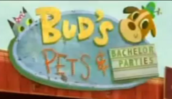 Bud's Pets Guys' Night Out gag.png