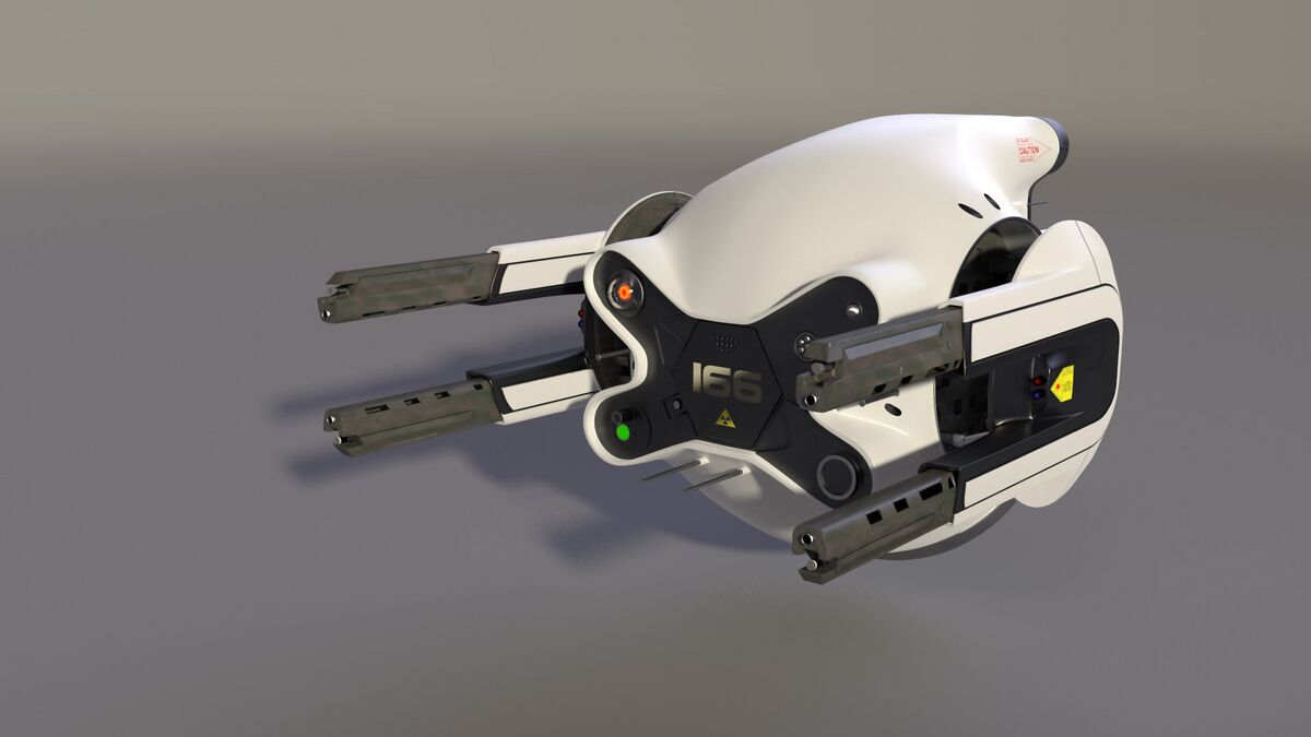 HEL-class patrol and assault drone - FABT