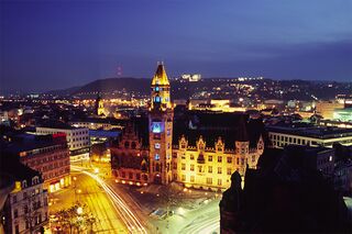 The Saarbrücken Rathaus, now the seat of the Government of the Saar