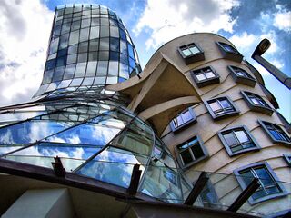 Dancing House in Prague, Germany