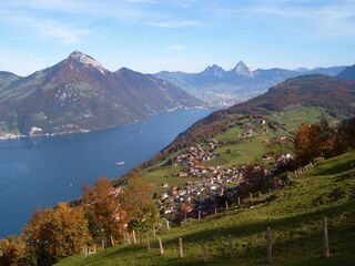 Emmetten above Lake Lucerne, Helvetica
