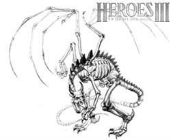 Bone Dragon (used on the MM8 Map)