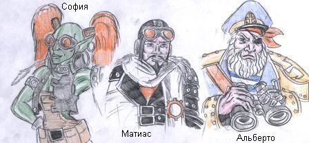 Heroes: Sofia, Matthias, Alberto