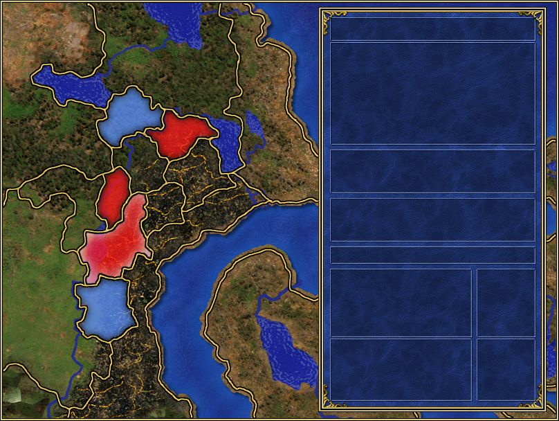 King Roland and General Morgan Kendal are on the western shores of the Great Lake and must take a mixed Erathian-Conflux army deep into Kreegan territory. They must cross the lake and go through the mountains and prepare to make a push towards Catherine's army in the north, thus trapping the devils between the two forces.