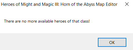 Warning that displays when hero limit is exceeded (identical in the Shadow of Death Map Editor )