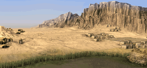 Town under construction
