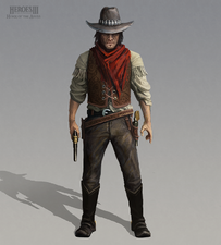 Gunslinger concept (art by Docent Picolan)
