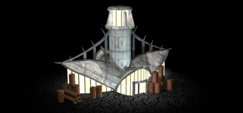 Marketplace with Resource Tower by Sower
