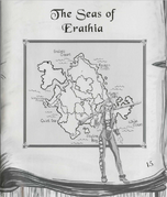 Racken Cliffs marked on a map in the MM7 guide