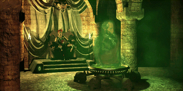 Mutare magically viewing Ordwald from Death Kiss (Culling the Weak  prologue)