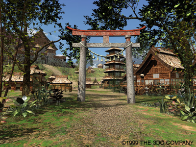 Torii-like gate (cut content)