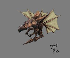 Early flying concept (pre-release) (used in the Factory Puzzle Map) (art by nosferatu)