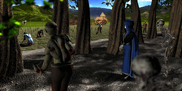 Sandro with Walking Dead and Skeletons (Poison Fit for a King  prologue)