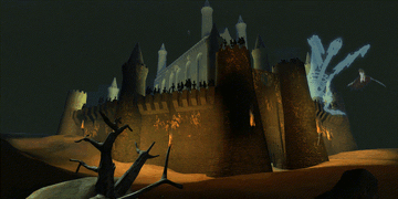 A Ghost Dragon and Wights guard a Necropolis (Fall of Sandro  prologue)