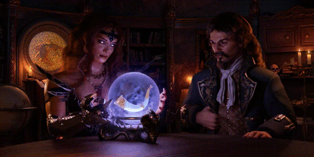 A stained glass window in Casmetra's chamber depicts a Haspid (Chasing the Dream  prologue)